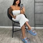 Flat Form Linho Jeans