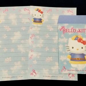 Mini Papel de Carta Hello Kitty Snowflakes