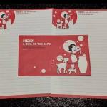 Papel de Carta Heidi Vermelho