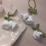 Chaveiro Lírio SK Amigurumi em Crochê