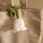 Chaveiro Lírio SK Amigurumi em Crochê