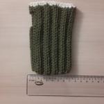 Luvas sem dedo SK em crochê - Verde